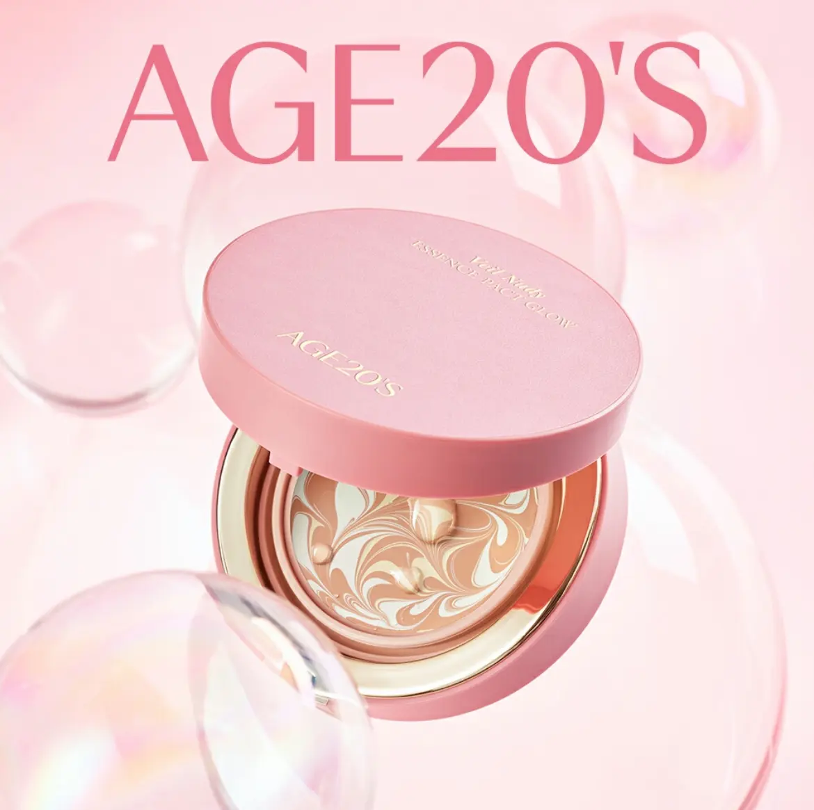 AGE20’s - Phấn phủ Veil Nude Essence Pact Glow [Độc quyền tại Nhật]