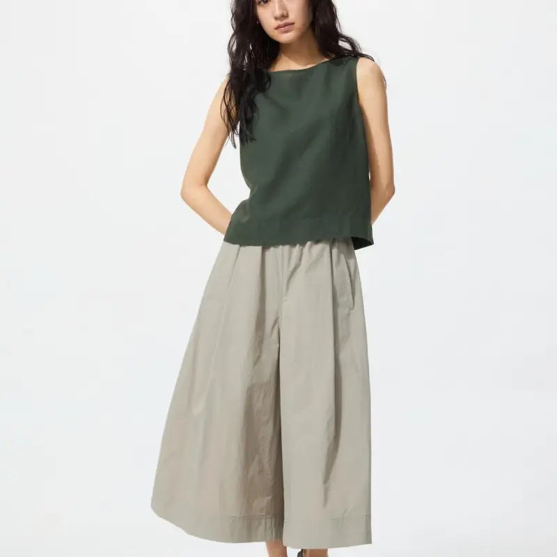 UNIQLO - Quần Culottes Nylon