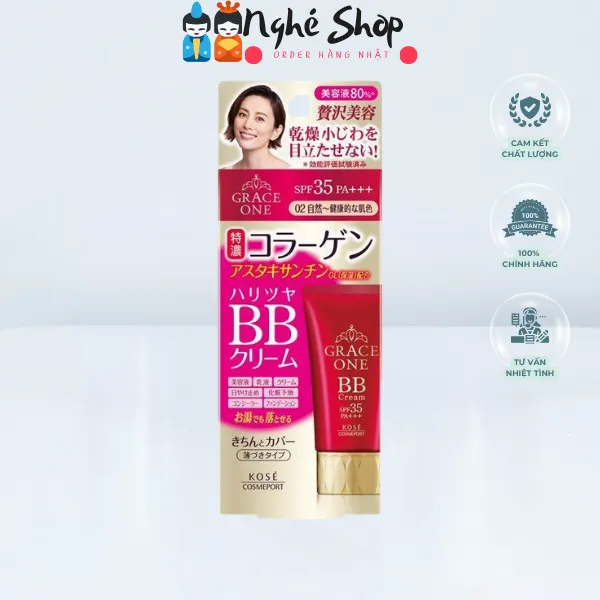 KOSÉ - Kem nền cho da lão hóa Kose Grace One BB Cream 50g SPF 35PA+++