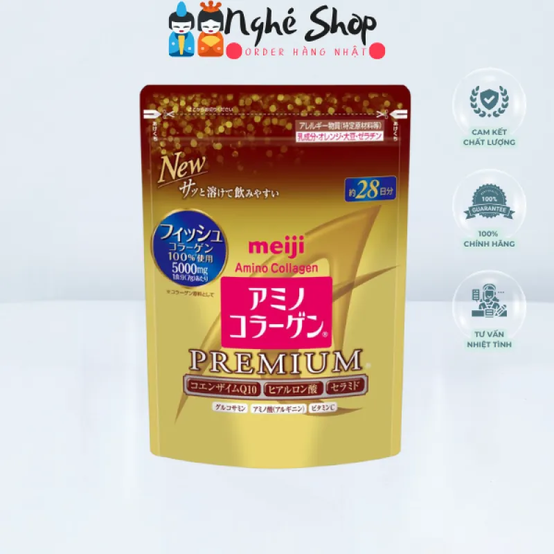 MEIJI - Amino Collagen Premium (dạng bột)