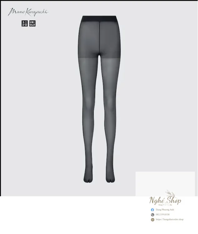 UNIQLO - Quần Legging siêu co dãn UNIQLO_đen_L