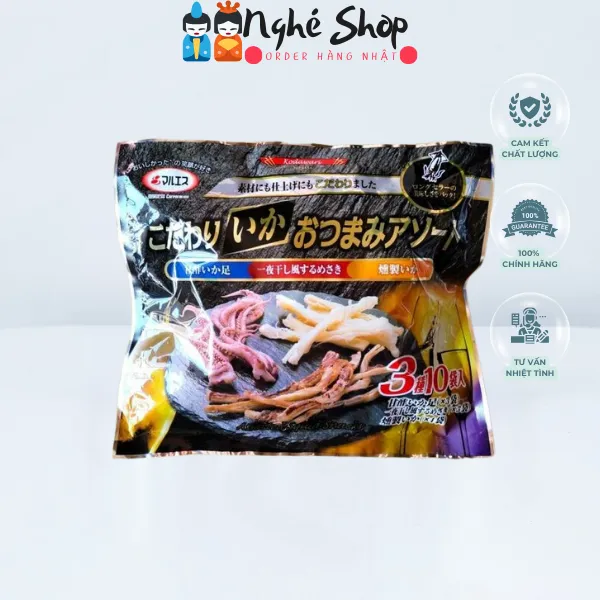 MARUESU - Mực khô các loại Premium Squid Otsumami