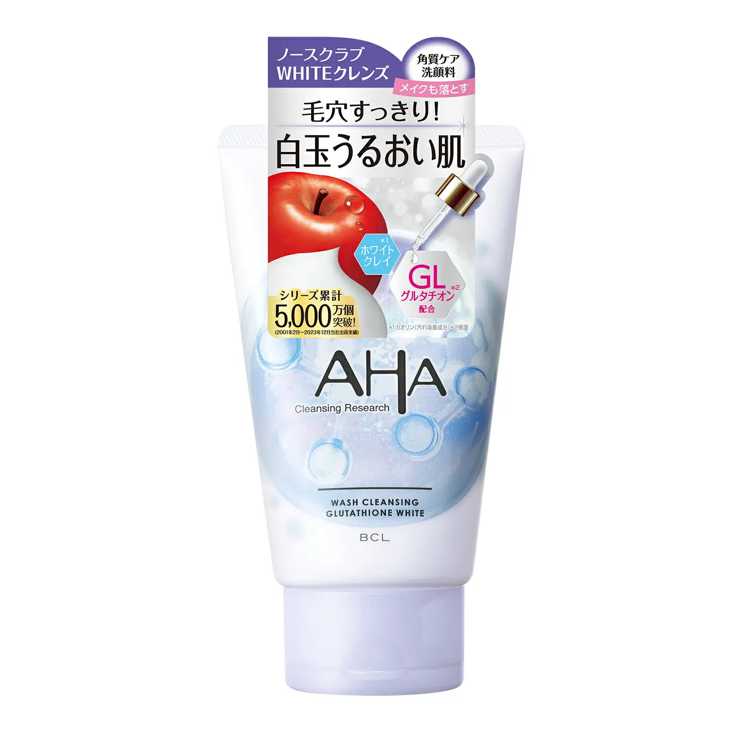 Sữa rửa mặt AHA se khít lỗ chân lông, dưỡng sáng da Wash Cleansing Glutathione White