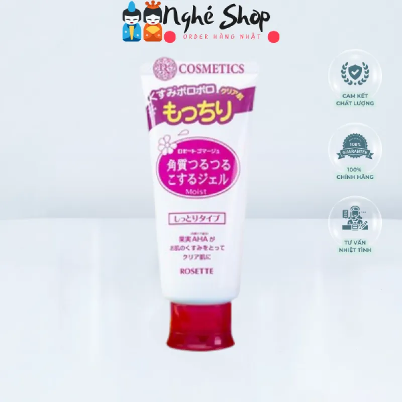 ROSETTE- Gel tẩy da chết Rosette Peeling Gel 120g màu đỏ