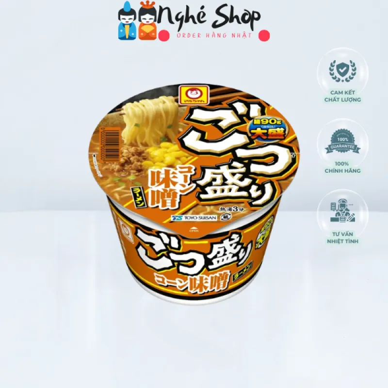 Ramen cốc miso ngô Maruchan 138g (Màu cam)