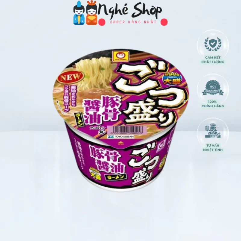 Ramen cốc xương heo nước tương Maruchan 122g (Tím)