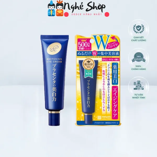 KOSÉ - Kem dưỡng mắt Meishoku Whitening Eye Cream 30g