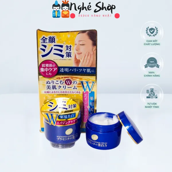 KOSÉ - Kem dưỡng trắng da Meishoku Whitening Essence Cream 55g