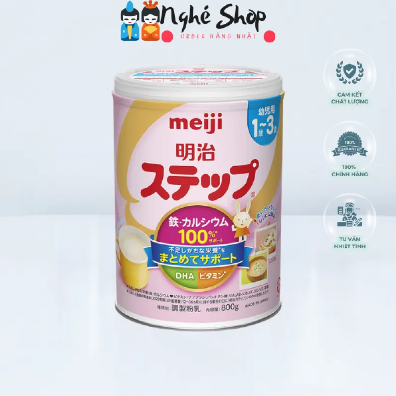 MEIJI - Sữa cho bé từ 1-3 tuổi lon 800g