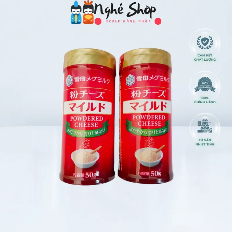 Pho mai rắc Meg 50g cho bé trên 6 tháng tuổi