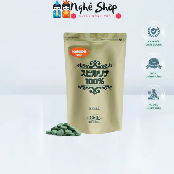 Viên uống tảo xoắn Spirulina 2400 viên