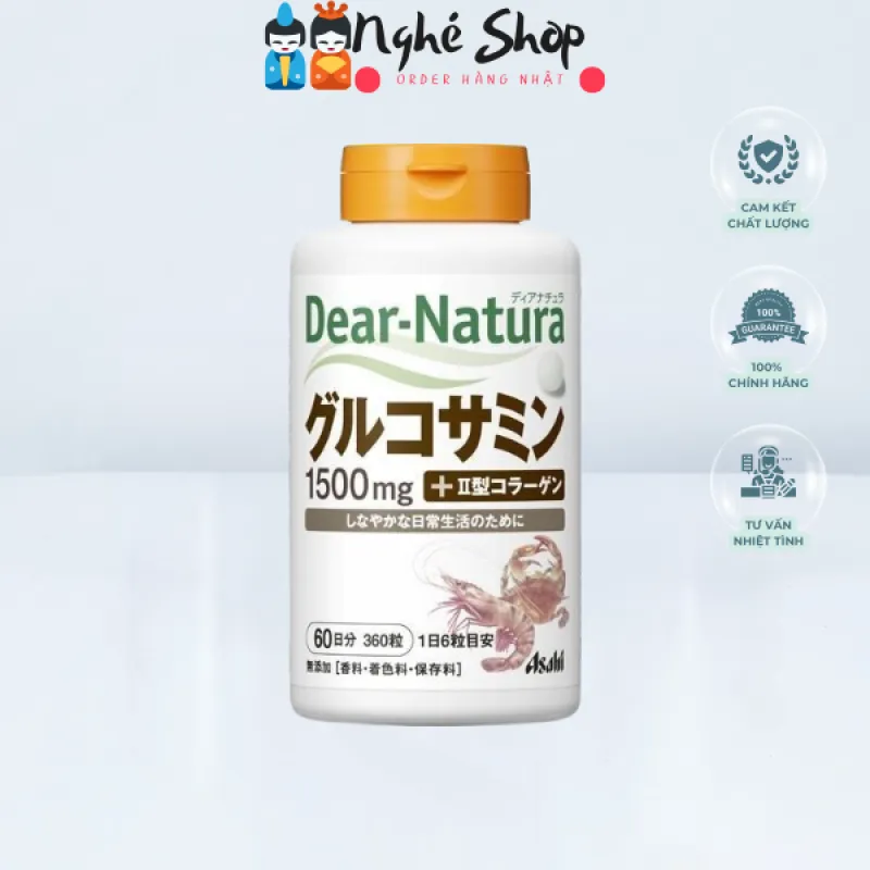 DEAR NATURA - Viên uống Glucosamine - Collagen 60 ngày