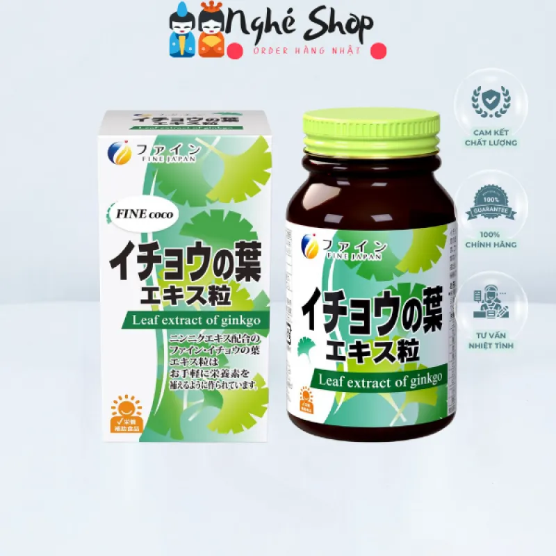 FINE JAPAN- Viên uống bổ não Ginko Biloba