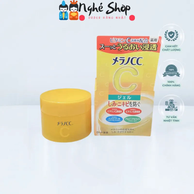 ROHTO- Gel dưỡng trắng Melano CC 100g