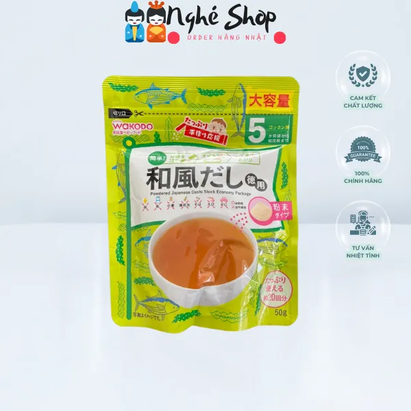 WAKODO- Bột Dashi kiểu Nhật cho trẻ từ 5 tháng