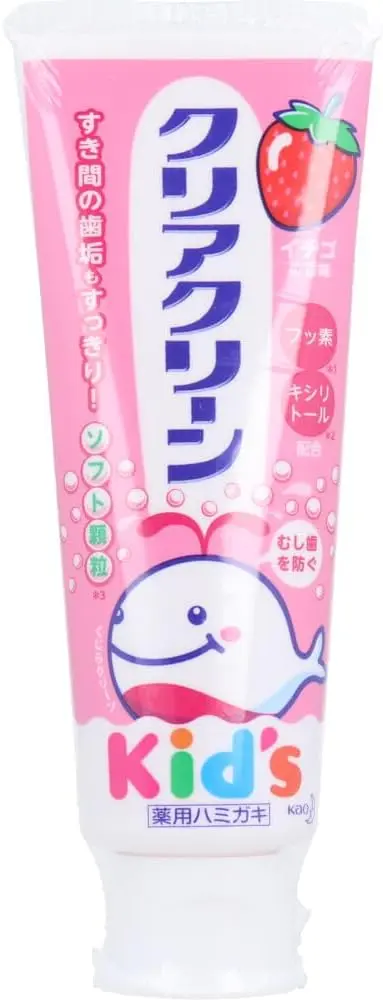 KAO - Kem đánh răng cho trẻ từ 2-6 tuổi Clear Clean Kids 70g