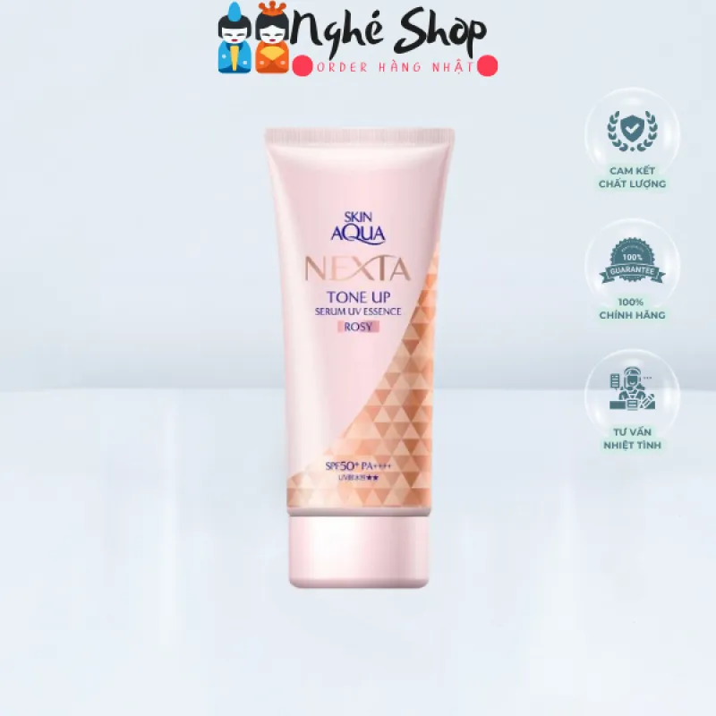 ROHTO- Kem dưỡng da SKIN AQUA NEXTA Tone Up Serum UV Essence 70g