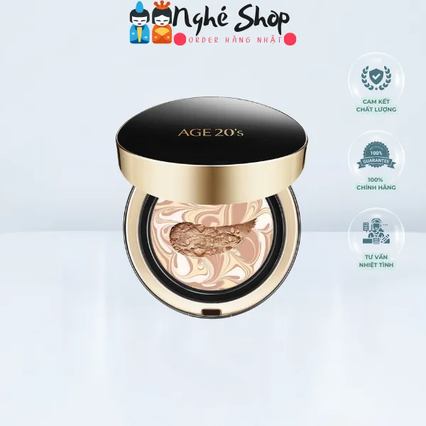 AGE20's - Kem nền chống nắng Signature Intense Cover 71% Essence Cushion