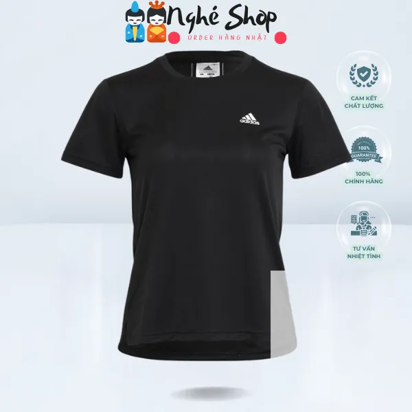 ADIDAS - Áo thun tập luyện nữ Adidas 100% polyester GL3788