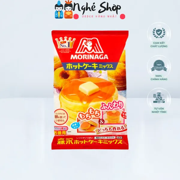 MORINAGA - Bột làm bánh pancake Morinaga 600g nội địa Nhật