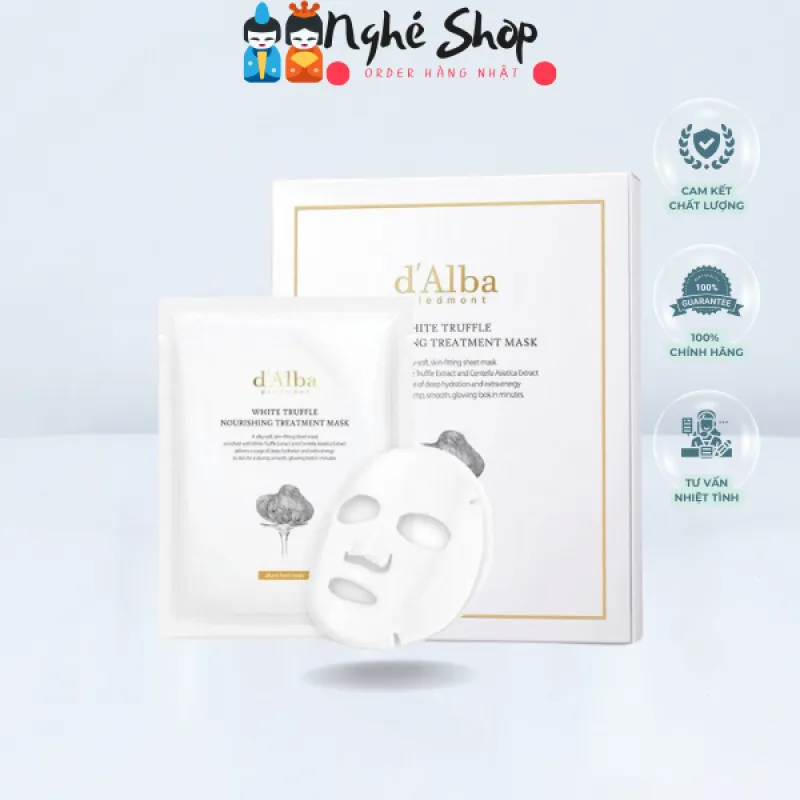 Mặt nạ dưỡng da thuần chay d’Alba Truffle trắng (Tách lẻ)