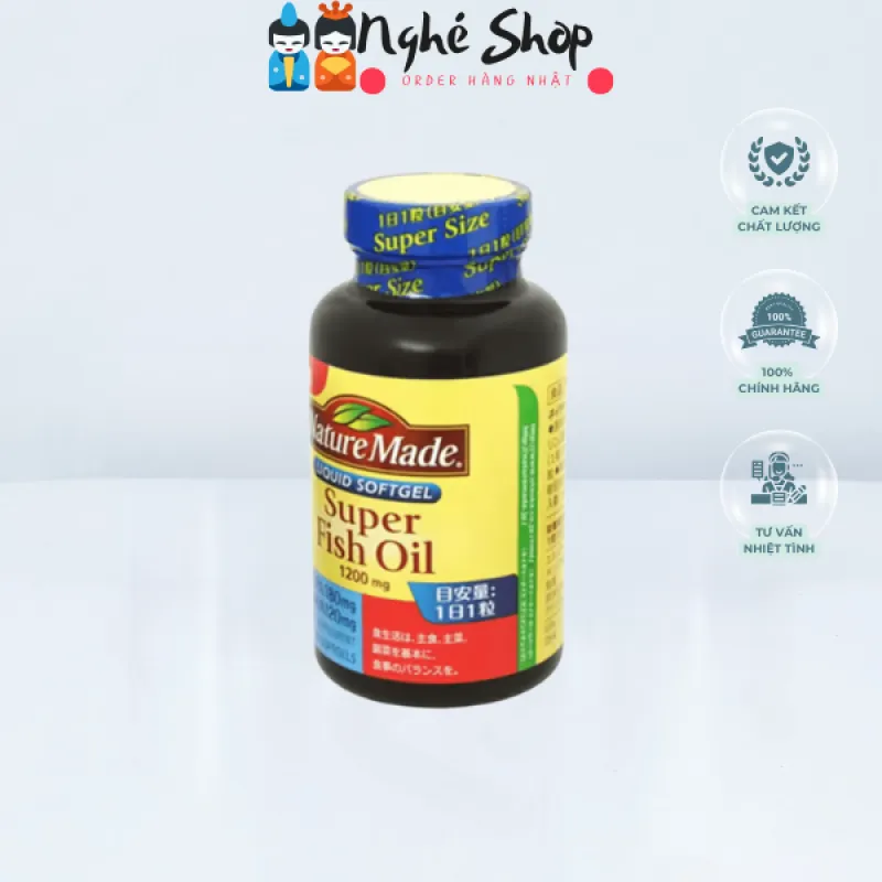 NATURE MADE - Viên uống dầu cá Super Fish Oil