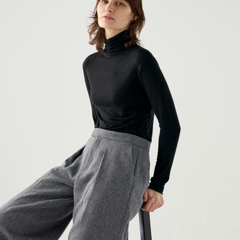 UNIQLO - Áo giữ nhiệt cổ lọ pha cashmere HEATTECH