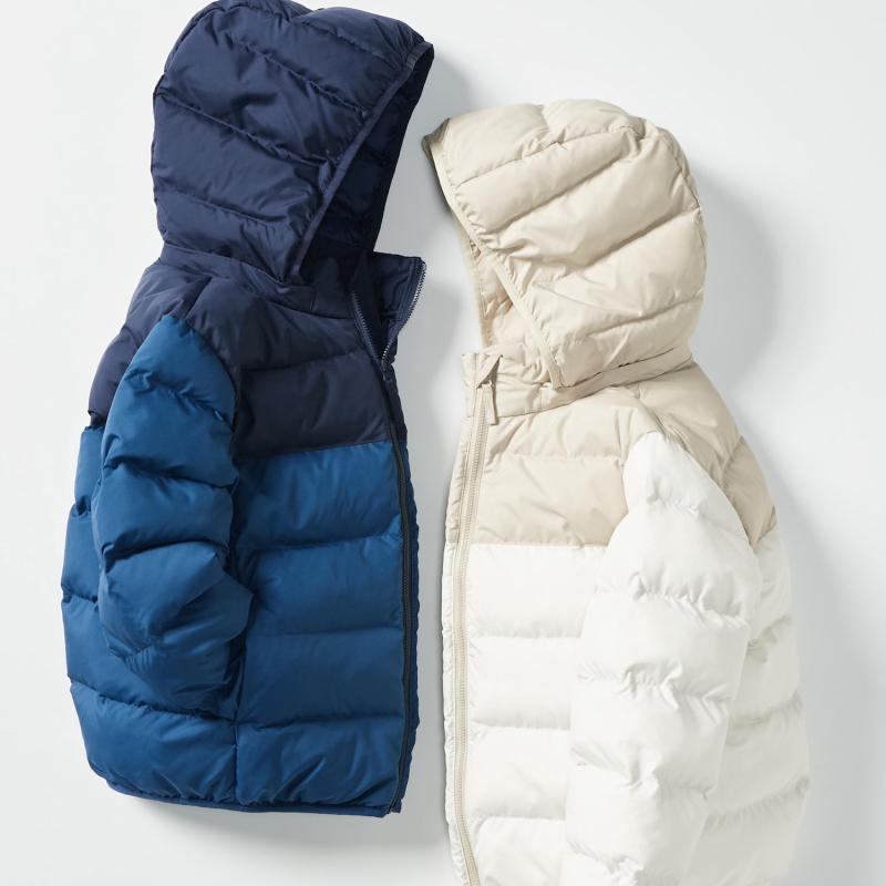 UNIQLO KIDS - Áo khoác trẻ em parka PUFERTECH