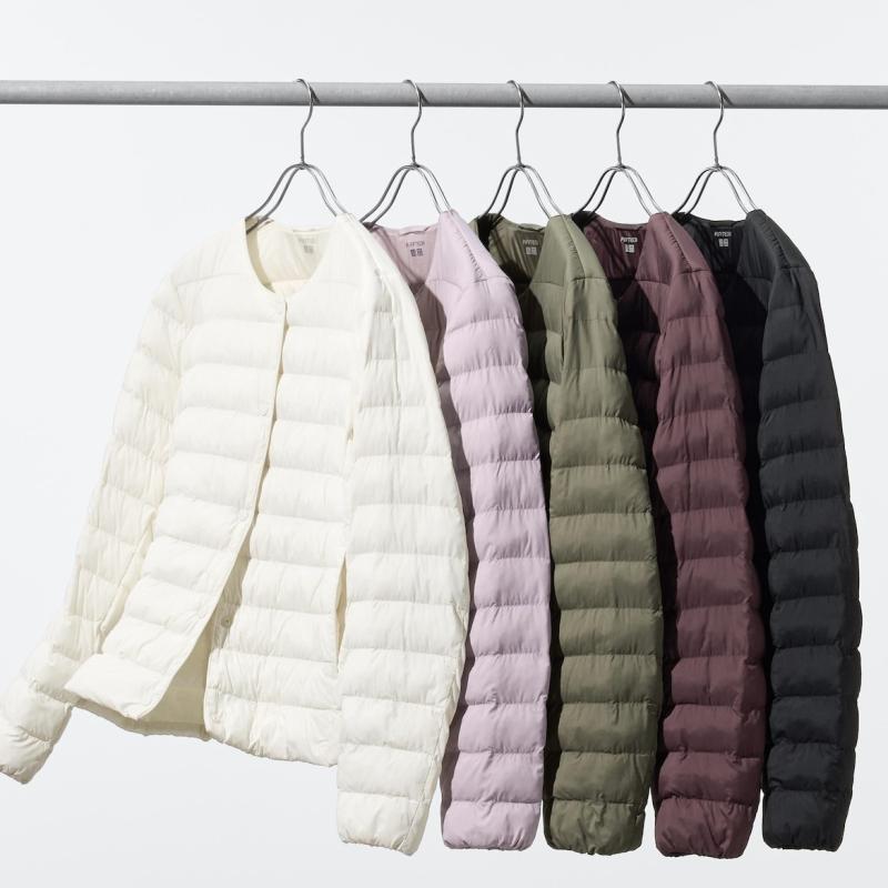 UNIQLO - Áo khoác Pufftech chần bông cổ tròn, bỏ túi siêu nhẹ