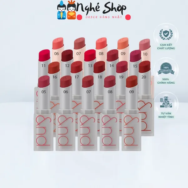 Son môi nhẹ nhàng, trẻ trung ROMAND ZERO MATTE LIPSTICK