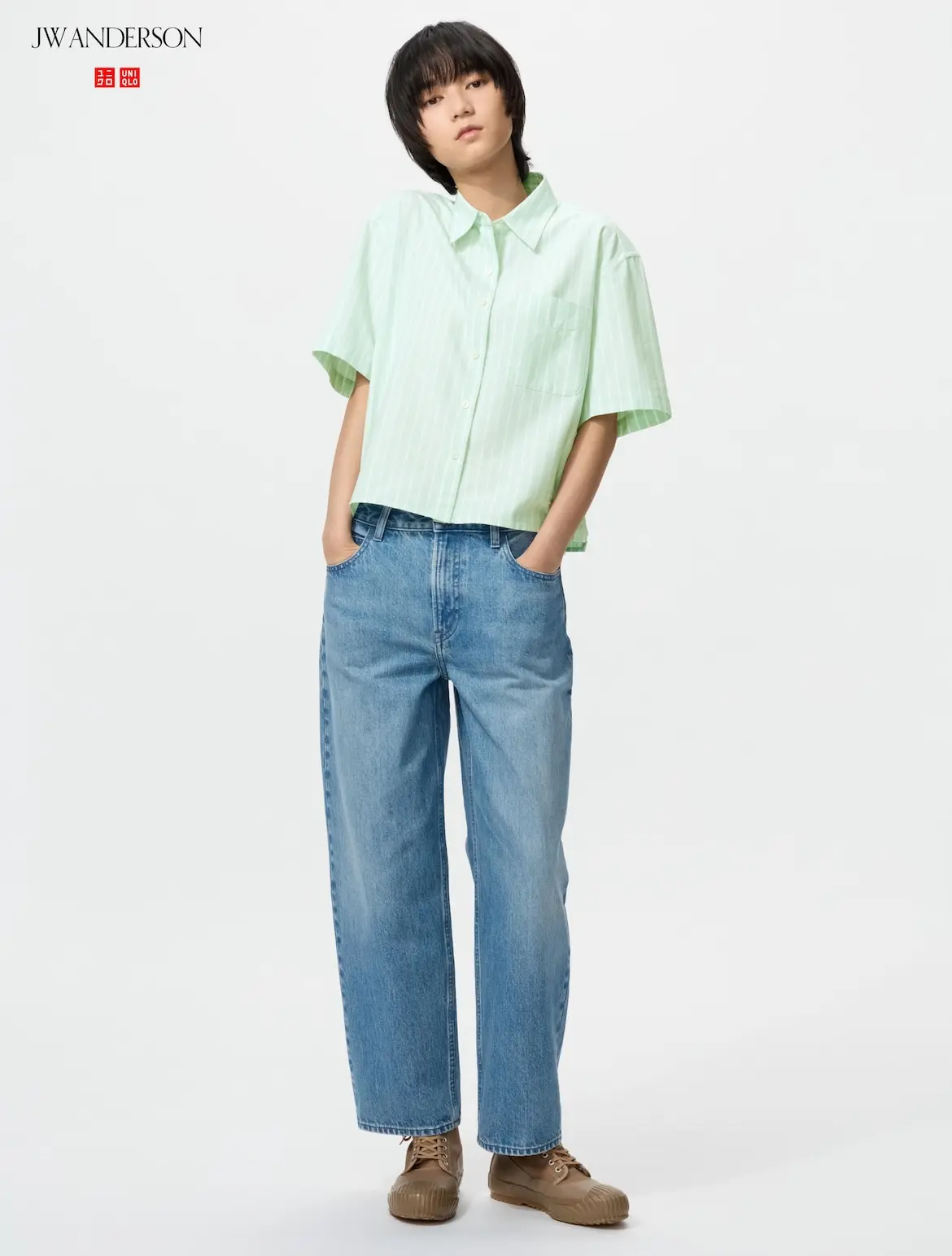 UNIQLO - Quần baggy jeans dáng rộng x JW Anderson