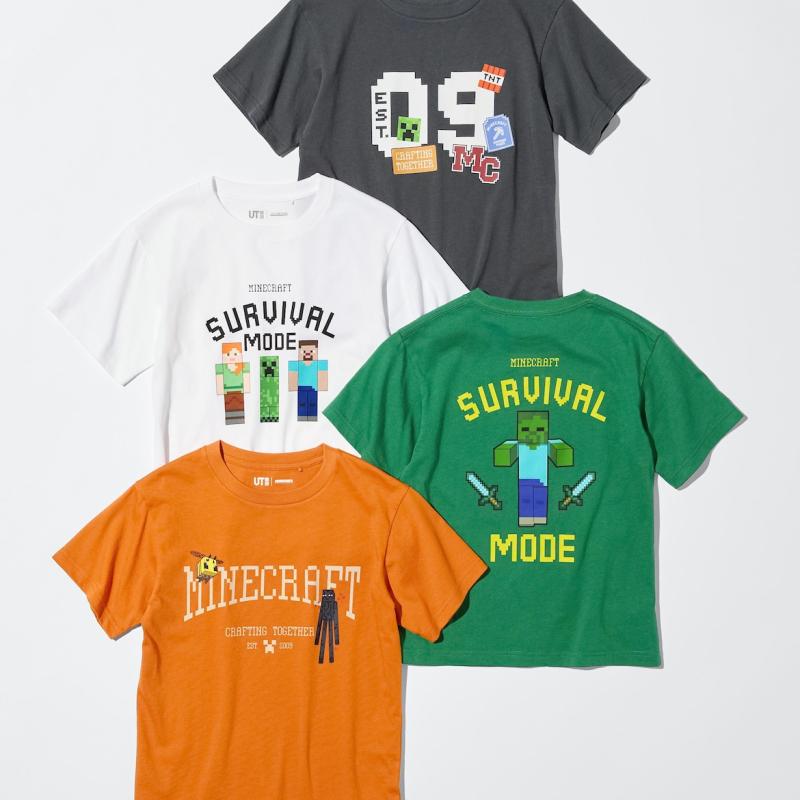 UNIQLO - Áo thun UT kids Minecraft