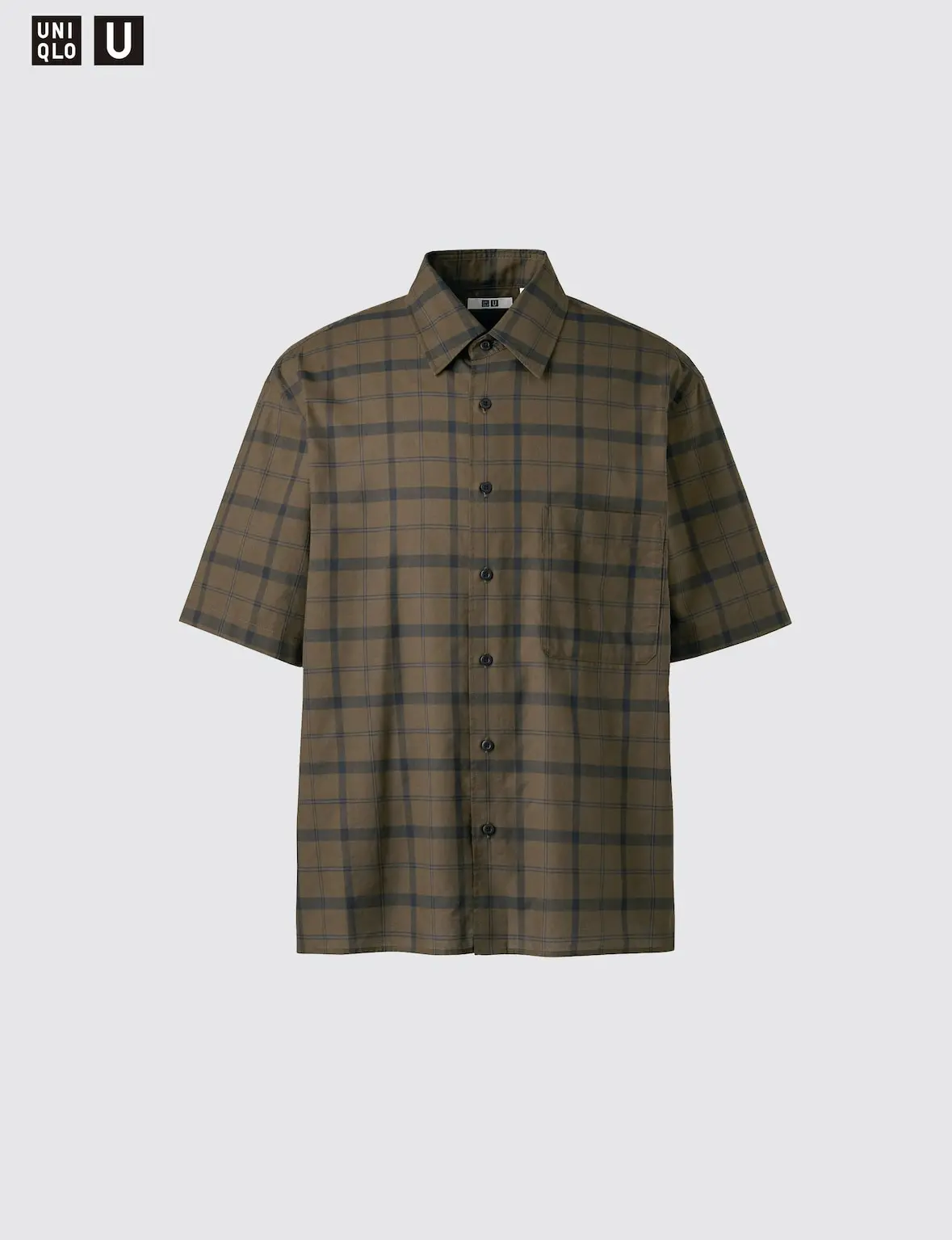 UNIQLO - Áo sơ mi nam kẻ caro Uniqlo U