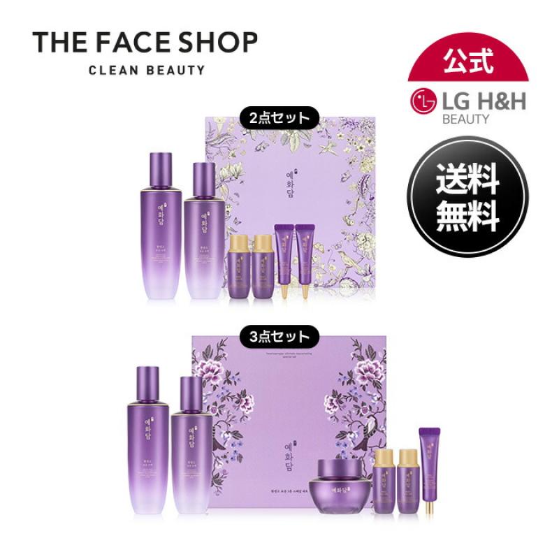 THE FACE SHOP - Bộ 3 sản phẩm dưỡng ẩm đặc biệt Yehwadam Hwansaenggo Boyun Aging Firmness Luster