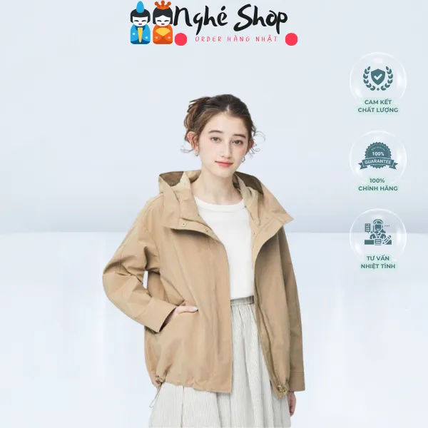 GU - Áo Parka chống nắng nữ phong cách thời trang