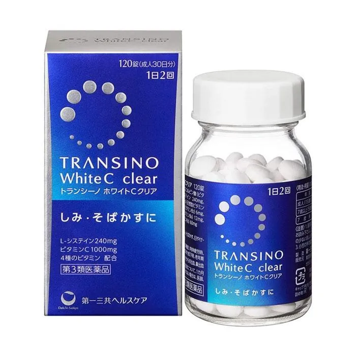 TRANSINO - Viên uống trắng da TRANSINO White C Clear