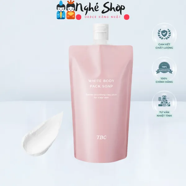 TBC - Xà phòng tắm trắng hương hoa hồng White Body Pack Soap